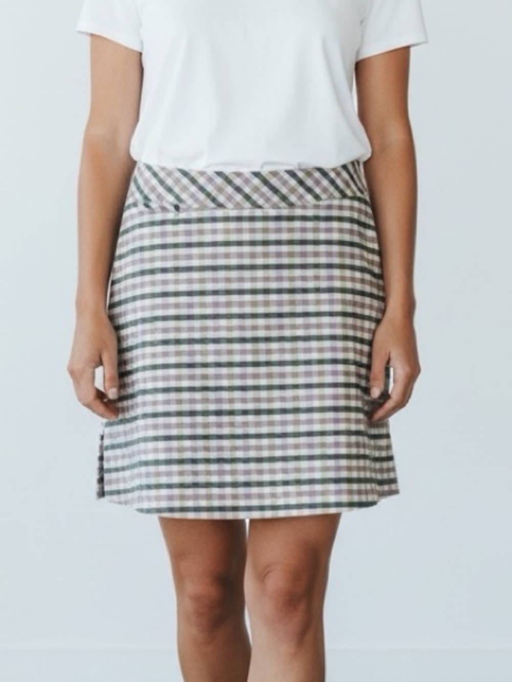 ADIDAS ClimaCool Pastel Plaid Skort - Size 6